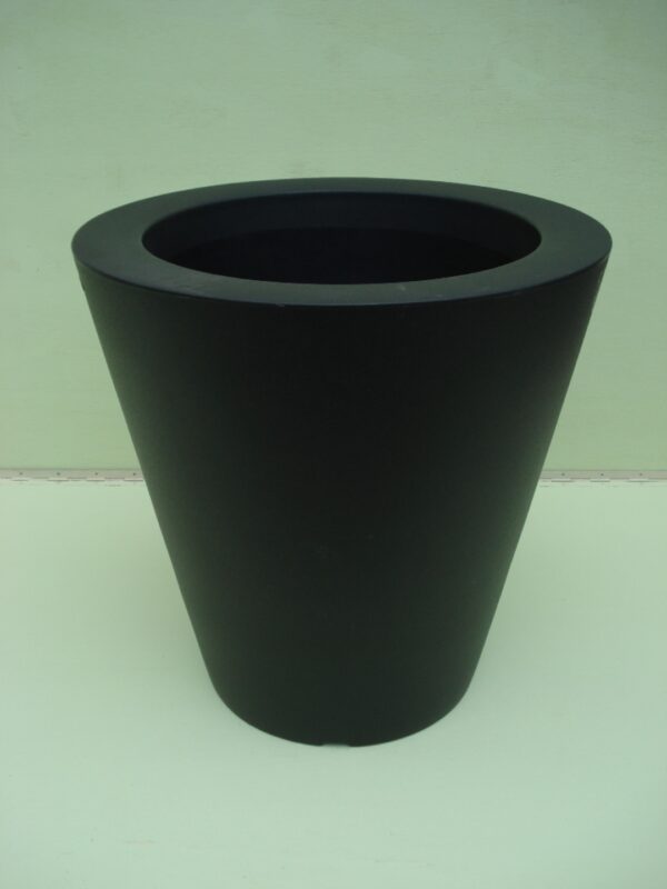 Vaso Zwart 50 cm potmaat 1