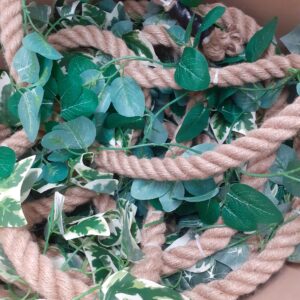 Liaan 30meter - met kunstbladeren/slinger