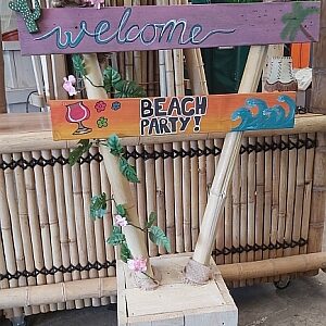 Wegwijzer Beach Party Welcome