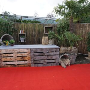 Pallet stand / presentatie tafel / kraampje