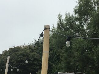 Priklicht LED wit - met kleine tonnen en op palen