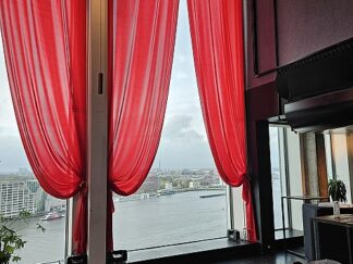 Rode Gordijnen / Satijn 6m