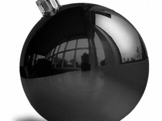 Kerstbal 10cm - Zwart