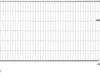 Bouwhekken SET (stalen voet)