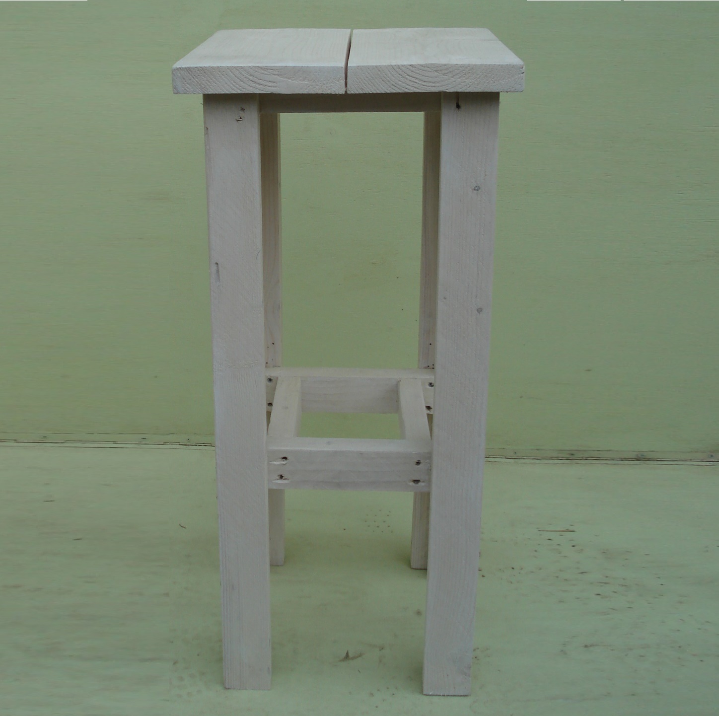Steigerhouten Barkruk